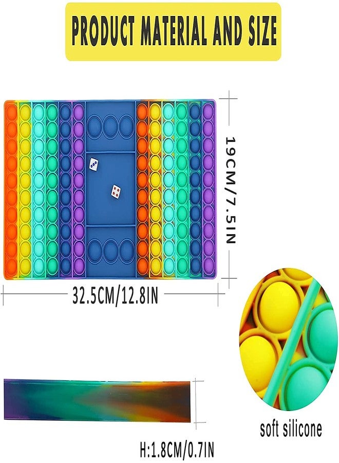 في جراسب ألعاب VGRASSP Pop It الحسية لتخفيف التوتر، مصنوعة من السيليكون لتخفيف الضغط، هدايا مبتكرة للأطفال والكبار - اللون حسب المتوفر (لودو) - Image 2